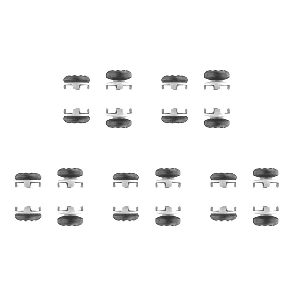 Peggybuy Gaming Joystick Extenders Thumb Grip Caps for PS5 Playstation Portal (Black)