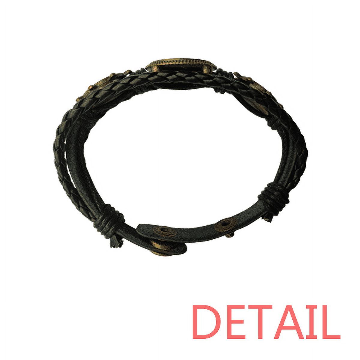 Voting Probability Equestrian Sports Leather Braided Ocean Bracelet Wristband