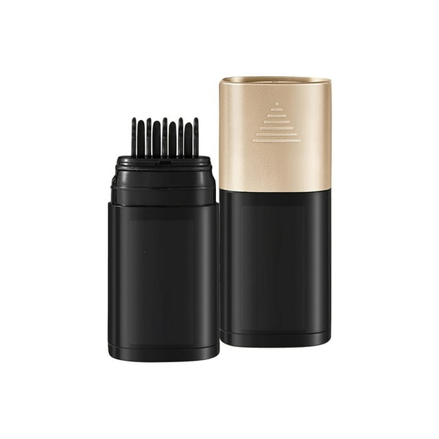 Barra para cubrir canas, coloración temporal del cabello, rápida y natural, resistente al sudor, corrector en barra para hombres y mujeres (10 ml)