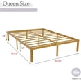 thumbnail image 6 of Alazyhome Heavy Duty Standard Bed Frames, Queen, 6 of 6