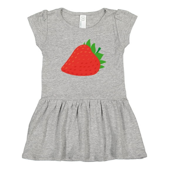Inktastic Strawberry Fruit Girls Toddler Dress