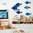 thumbnail image 6 of Fish Felt Bulletin Board 6.29x11.8 Inch Self Adhesive Felt Bulletin Board Picture with Pin Wool Wall Decorations, 6 of 9