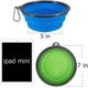 thumbnail image 1 of Cuenco plegable para perros de tamaño extragrande de 2 paquetes, silicona de calidad alimentaria sin Bpa, 1 of 5