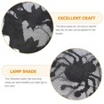 thumbnail image 3 of 2Pcs Halloween Lamp Shade Cover Decoration Black Spider Web Lampshades Cover, 3 of 4