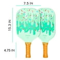thumbnail image 6 of Franklin Sports Youth Pickleball Paddle - Pickleball Paddles for Kids - Max Grit Fiberglass Surface - Polypropylene Core - USA Pickleball (USAP) Approved - Ice Cream, 6 of 7
