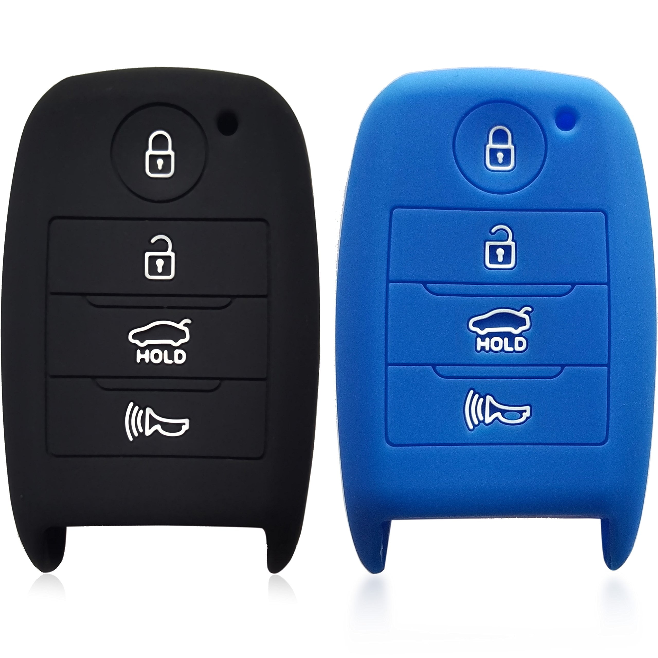 4 Button Silicone Smart Key Case Cover 1Pcs For Kia Optima K5 2014 2017