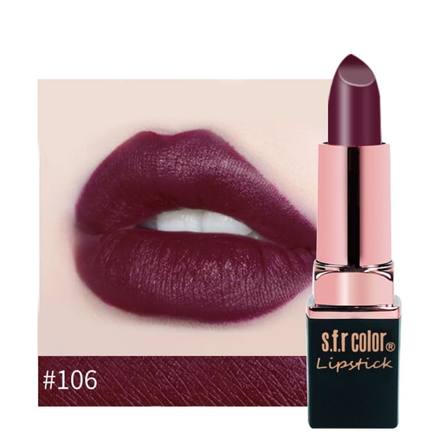 Fiudx Labial Mate, Labial Hidratante Duradero, Labial Aterciopelado Hidratante Mate, Labial Antiadherente Que No Se Desvanece.