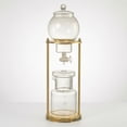 thumbnail image 4 of Lazsy Cold drips Coffee Pot Stainless Steel Glass Coffee Dripper Gold-Toned Finish, Golden, 4 of 10