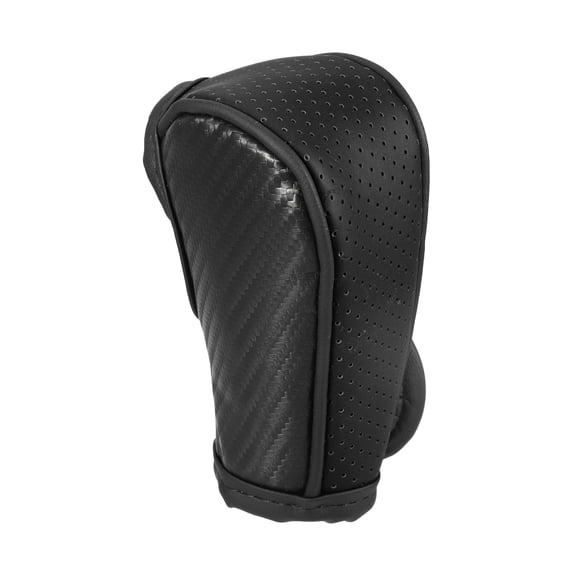 Universal Car Shift Knob Cover Automatic Car Knob Gear Sticky Protector Faux Leather Black