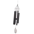 thumbnail image 3 of Campanas de tubo de metal grandes Campanas para interiores y exteriores para patio, , habitación, pared, decoración Negro DYNWAVEMX Campana de viento de aluminio, 3 of 8