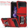 thumbnail image 1 of New Designed for Samsung Galaxy Z Flip 4 Case, Heavy Duty Shockproof Protective Stand Case Hybrid Rugged Umper Rubber Protective Cover for Samsung Flip 4 5G 2022, 1 of 8