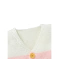 thumbnail image 4 of Qiylii Baby’s Cartoon Bear Knitted Vest, Sleeve V-neck Jacquard Sweater, 4 of 9