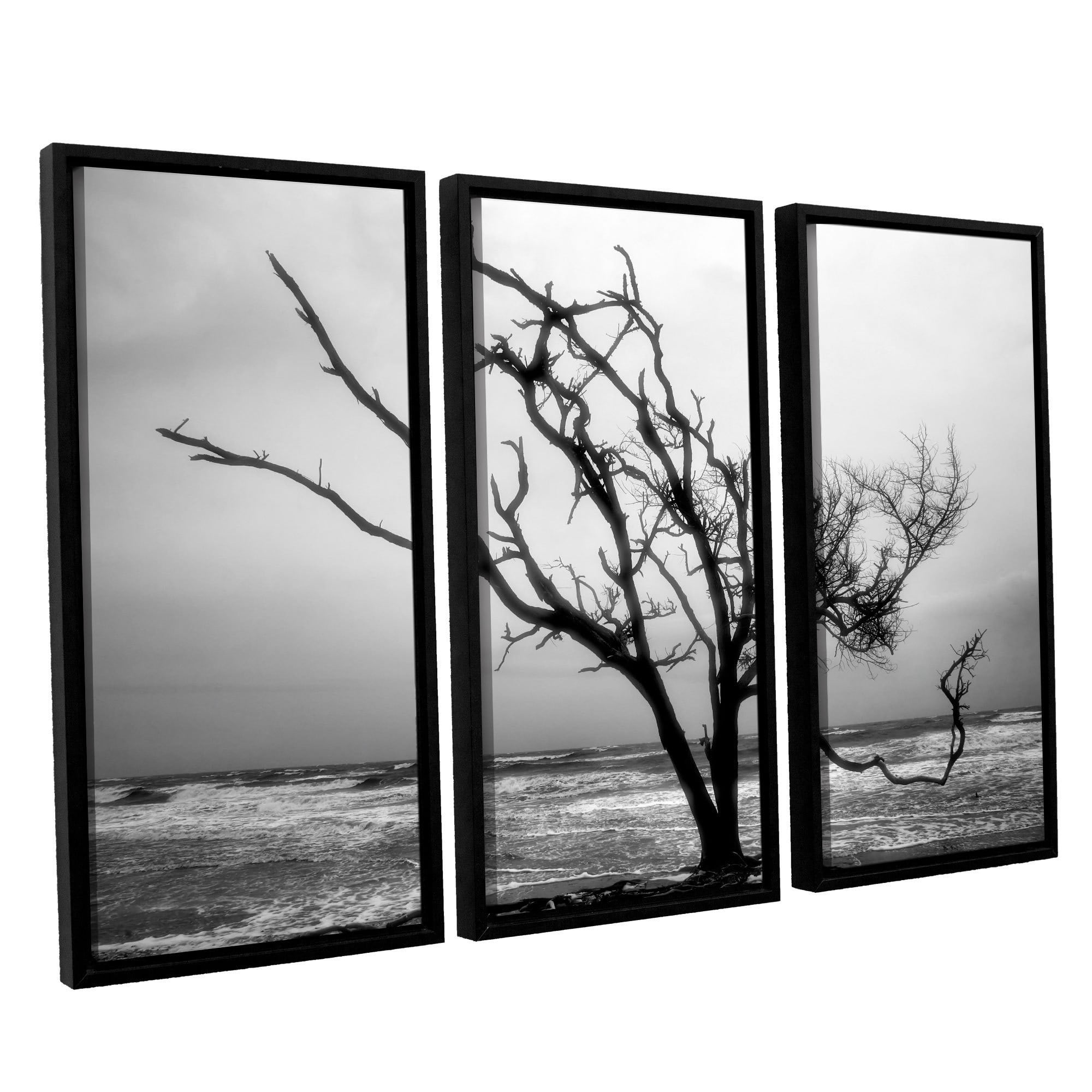 ArtWall Steve Ainsworth "Hanging On" 3-Piece Floater-framed Canvas Set