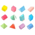 thumbnail image 4 of Material didáctico de 12 piezas para figuras geométricas, a partir de 7 años, set de demostración de volumen y superficie, cuerpos geométricos, figura, 4 of 9