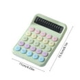 thumbnail image 3 of 100Fens Desk Cute Pink Calculator with Big Buttons, Calculators Desktop, 12 Digit with Large LCD Display, Basic Standard Calculator, Mechanical Switch Aesthetic Office Supplies for Home and School, 3 of 6