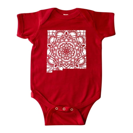 

Inktastic New Mexico Silhouette Mandala Gift Baby Boy or Baby Girl Bodysuit