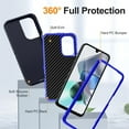thumbnail image 4 of For Samsung Galaxy A26 5G 6.7inch Life Waterproof Rugged Phone Case,Blue,For Galaxy A26(5G), 4 of 7
