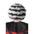 thumbnail image 2 of Spiral Clown Wig (Black/White), 2 of 2