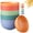 Multicolor, variant on Quatish 10 PCS Unbreakable Cereal Bowls,Dishwasher & Microwave Safe Wheat Straw Bowls, Easy-to-Clean Lightweight Desserts & Soup Bowl, Portable for Picnics ，Snack Plastic Bowls Set，Multi-Color