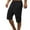 Black, variant on Idoravan Mens Casual Solid Fitness Shorts Elastic Waist Quick-drying Sports Pants