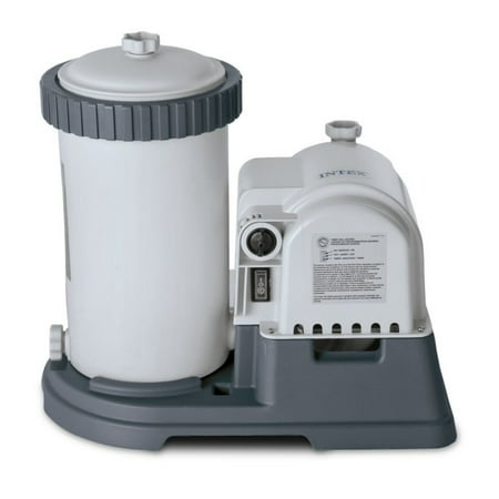 Intex Krystal Clear 2500 GPH Swimming Pool Filter Cartridge Pump With (Best Pool Sand Filter)