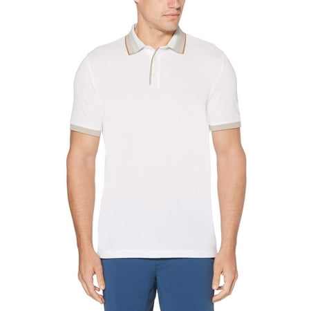 Perry Ellis Men's Cotton Pique 3 Button Polo Shirt