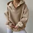 thumbnail image 2 of Women Blouses Light up Hoodie M N Tunic Warm Hoodies Teen Girls Bag Zip up Womens Sweatshirt Hoodies Pullover Sweaters Women Comfy Pullover Lined Sweater Long Sleeve Hoodie Blouse Pink S, 2 of 6