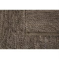thumbnail image 3 of LuxenHome Set of 2 Handwoven Dark Brown Leather/Cotton Rug, 3 of 8