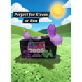 thumbnail image 4 of Gummy Balloon Dogs Super Stretchi 2.5 Inch Purple Dog, 4 of 6