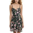 thumbnail image 4 of GUESS Women’s Embroidered Mesh Fit  Flare Dress, 4 of 4