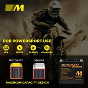 MBTX12UHD Motobatt 12V AGM Battery 200 CCA 14AH