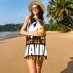 thumbnail image 3 of Easygdp Not All Who Wander Are Lost4 para Vestido Transpirable de Mujer, Vestido Suelto de Manga Corta con Pliegues y Bolsillos para el Verano, 3 of 7