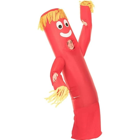 Morph Wacky Waving Inflatable Tube Guy with Built-in Fan Blow Up Costumes for Adults