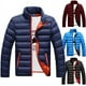 thumbnail image 2 of Chaqueta de algodón M-5XL para hombre, abrigo ligero con cuello de pie, Top colorido y cálido, novedad de invierno, 2 of 4