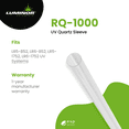 thumbnail image 2 of Luminor RQ‑1000 UV Quartz 41.2 Inch Sleeve for LR6‑855, LR6‑1755, LK6‑A22, 2 of 8