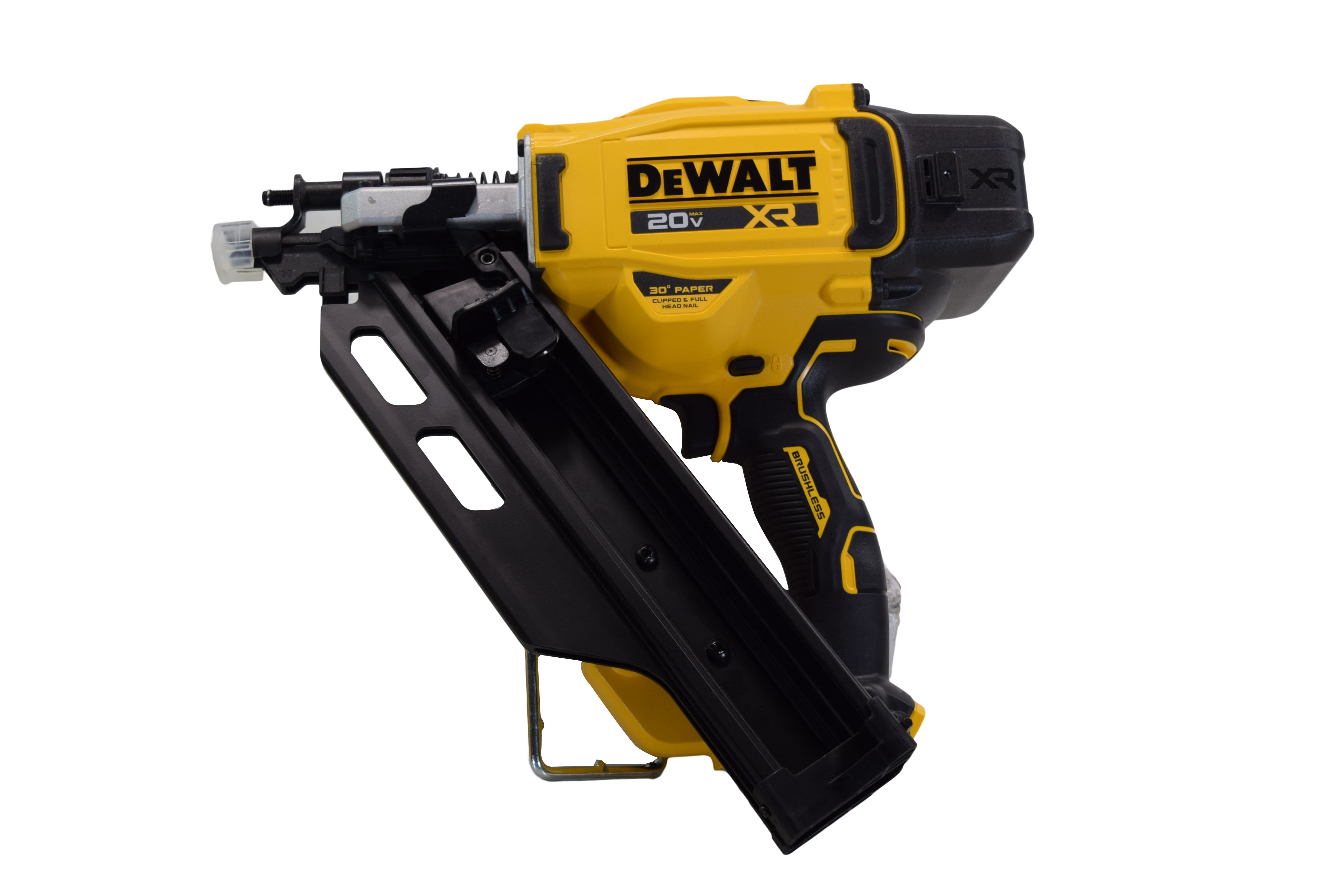 DEWALT DCN930B 20V MAX PNEUMATIC BRUSHLESS CORDLESS 30° PAPER TAPE FRAMING NAILER (TOOL ONLY)