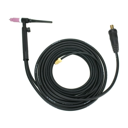 

17V Series - 150 Amp - Air Cooled - TIG Torch with Valve - 12.5 feet 2-Piece Cable - Dinse 35-70 Connector