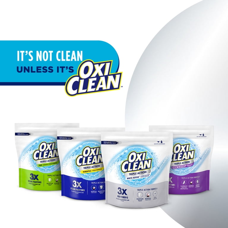 OxiClean Triple Action White Revive Laundry Whitener and Stain