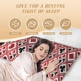thumbnail image 4 of Lsque Poker Body Pillow Case Cover,Ultra-Soft Microfiber Bed Pillow Cases 20x54 inches,Elegant Bedding,Breathable Durable Pillow Cover with Envelope Closure, 4 of 8