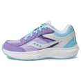 thumbnail image 4 of Saucony Unisex Cohesion KDZ Sneakers Little Kid/Big Kid Purple/Blue 6 Medium, 4 of 6