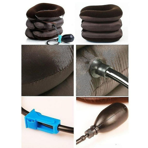 Expandable Pain relief Neck Pillow Collar Cervical Traction Brace Supp Walmart en linea