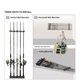 thumbnail image 2 of Soportes para cañas de pescar Kits de bastidores de 10 varillas Booms Bastidor de cañas de pescar Vertical Montado en la pared Soporte de almacenamiento de cañas de pescar Soporte para sótano de garaje Barbie Nuevos Originales, 2 of 6