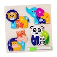 thumbnail image 2 of Xuanheng Infant Puzzles 3D Puzzle Cartoon Wooden Puzzles for Beginner Gift Kid forest, 2 of 8