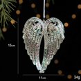 thumbnail image 3 of Adornos para árboles de Navidad, adornos navideños colgantes, adornos de arte soplado a mano con cuerdas para fiestas navideñas, decoraciones para el hogar, 3 of 5