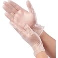 thumbnail image 1 of 100 Pcs Gants Jetables Transparents Fins Confort Sans Latex, 1 of 1