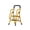 Yellow - 2 Step, variant on Beuway 2 Step Ladder with Handrails,Foldable Step Stool for Adults(Black)