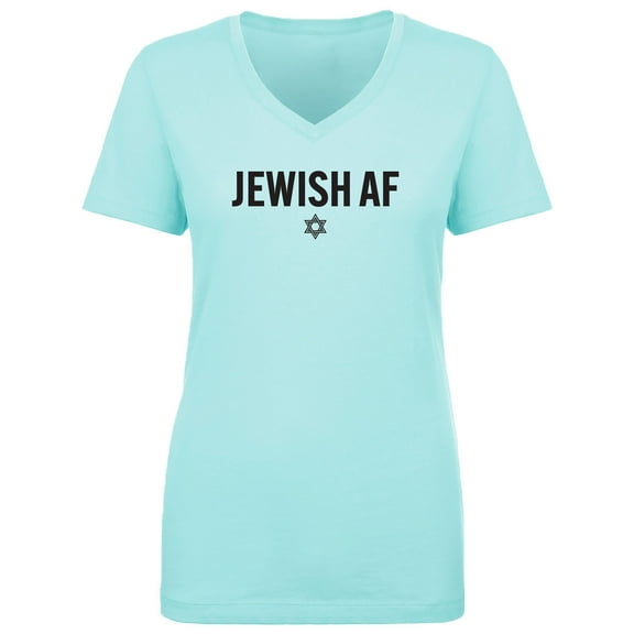 Jewish AF Womens V-Neck T-Shirt
