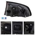 thumbnail image 2 of AKKON - Fits 2015-2022 Dodge Charger LED Tube DRL Running Chrome Red Clear Tail Light Brake Lamp Outer Driver Left Side, 2 of 7
