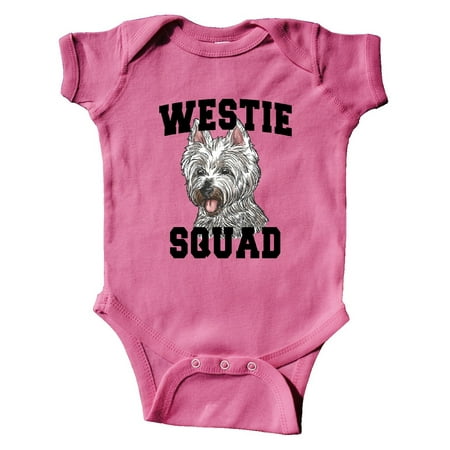 

Inktastic Dog Westie Squad Gift Baby Boy or Baby Girl Bodysuit