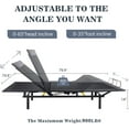 Allewie King Adjustable Bed Base Frame with New Generation Motor